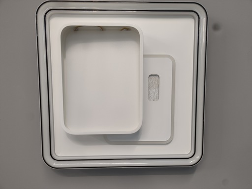 [989469] Plafón de Techo LED Cuadrado 500x500mm 3CCT con Mando y Control por Voz (TM-8946)