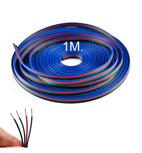 [cablergb] Cable Tira LED RGB corte por metro