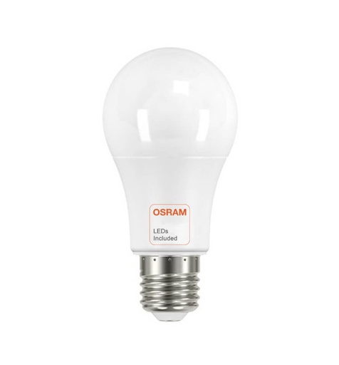 [A60-9W-OSR-27K] Bombilla LED 9W E27 A60 180º OSRAM CHIP DURIS E 2835