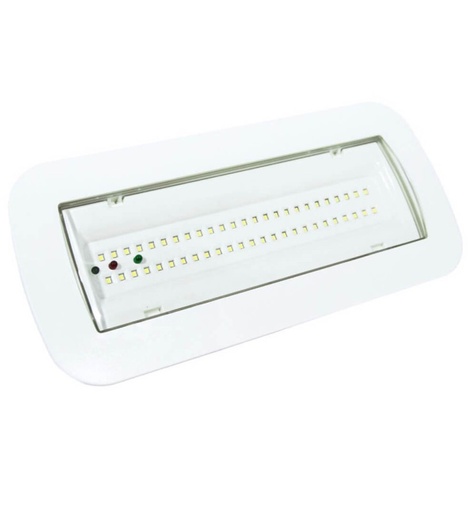 [EUEM4727] Luz Emergencia LED 4W + Kit Techo + Opción Luz Permanente IP65