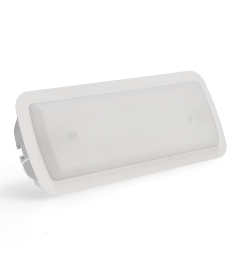 [em400] Luz Emergencia LED 400lm + Kit Techo Auto Test + Opción Luz permanente IP20