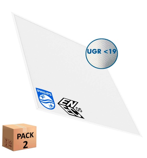 [pnpugr] Panel LED 60x60 Slim FRAME- 40W Philips Driver UGR19