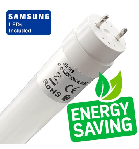 [TB18WSS5k] Tubo LED 18W Cristal 120cm 300º ALTA LUMINOSIDAD SAMSUNG CHIP