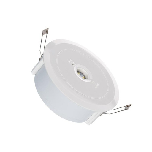 [EM120] Luz Emergencia LED 120lm Permanente / No Permanente Circular Corte Ø136mm