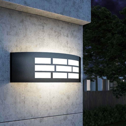 [ap2009] Aplique LED E27 GOTEMBURGO GRIS Exterior