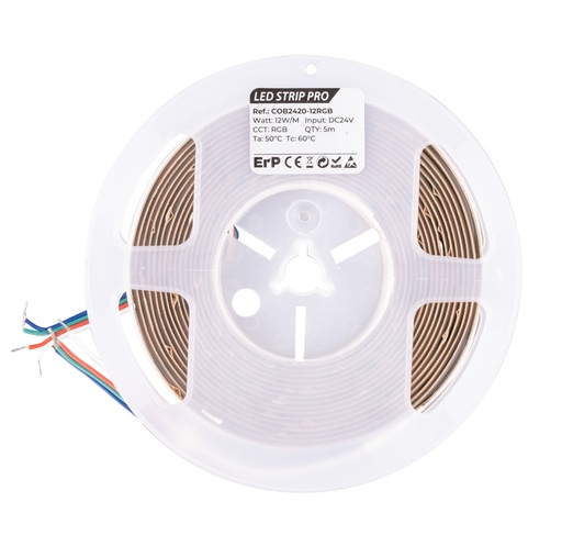 [RGB15W-840-10M] Tira LED RGB 15W 840led 10m