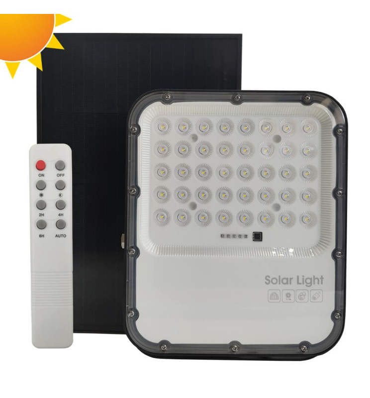 Foco Proyector Exterior Solar LED