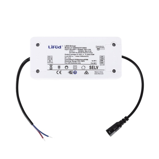 [lifud0-10] Driver LED Driver LIFUD Regulable 0-10V 220-240V 42W