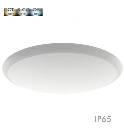 [91701] Plafón LED Superficie IP65 20W 16W 12W CCT Color Seleccionable