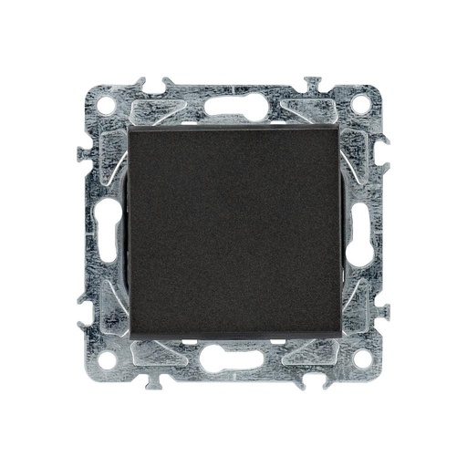 [ENK-0101-N] Enkel Interruptor Simple on/off 10A 250V Negro