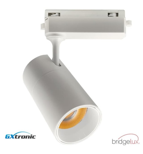 [91397] Foco LED 30W Blanco Carril Monofásico | Chip Bridgelux | UGR11 | 24º