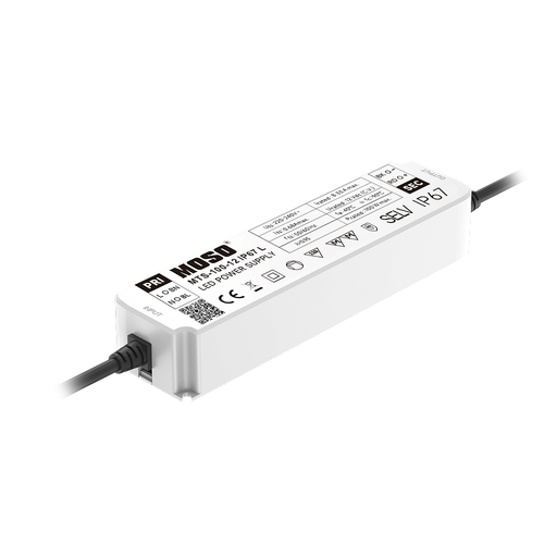 [MTS60] Fuente de Alimentación LED MOSO Serie MTS 220-240V, IP67, 24V 60W