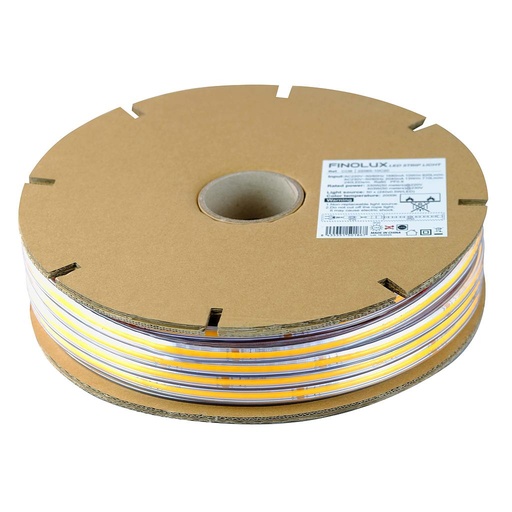 [cob2204] Tira LED COB 220V, 240 LEDs / m, 10W/m, 620-900lm/m, ancho 11mm, corte 10cm