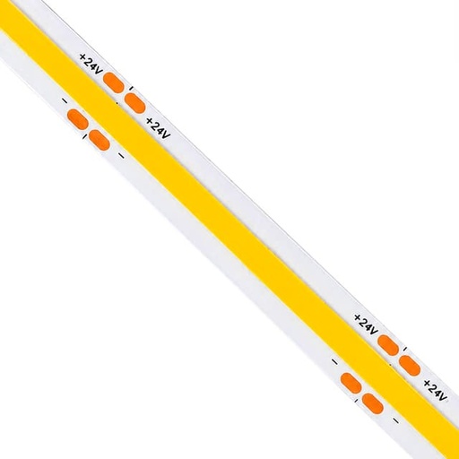 [90708] Tira LED COB 24V | 320 LED / m | 10m | FLIP CHIP | 1200lm | 12W/m | CRI90 | IP20