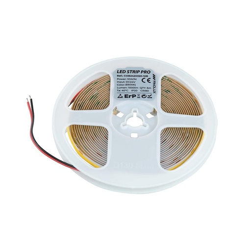 [COB2420320-10C23] Tira LED COB 10W/m 24V 2300K IP20 320Leds/m 5metros