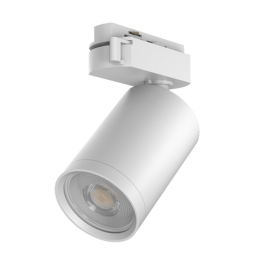 [81455] Foco de Carril Monofásico Orientable para Bombilla GU10 Blanco