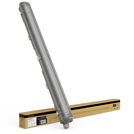 [41255] Tubo LED Pantalla Estanca vaca sellada 60cm2x LED T8 G13