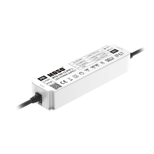 [MTS-160-12 IP67 L] Fuente de Alimentación LED MOSO Serie MTS 220-240V, IP67, 12V 160W