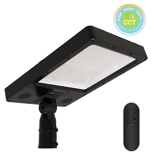Farola LED Solar GardenSun 240 SMD7530 2800Lm 3CCT | Bluetooth + Altavoz + Control Remoto | IP65
