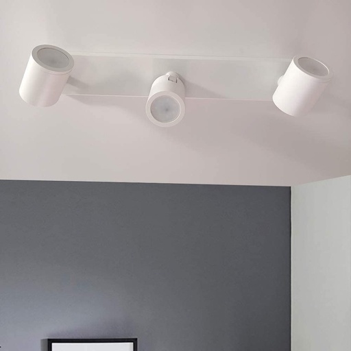 [8133] Aplique de Techo Blanco para 3x GU10