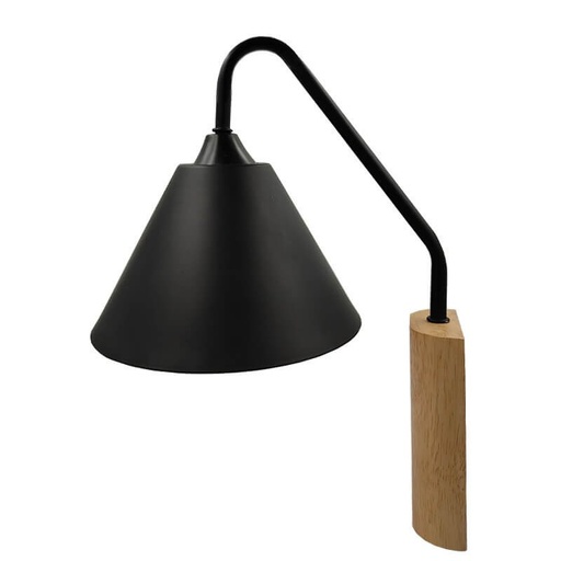 [91739] Aplique LED Negro LERUM Para E27 LED
