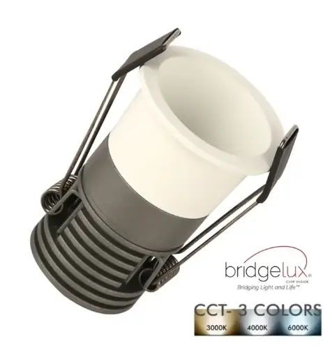 [8051] Empotrable LED 6W Blanco Bridgelux Chip 40° UGR11- CCT