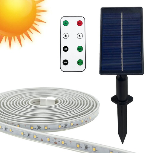 [ssp-ww-91799] Kit Tira LED Solar Para Exterior 5metros 27