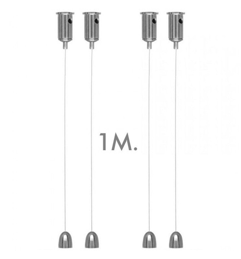 [3301] Kit de suspension negro