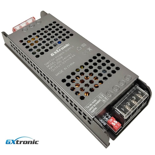 [91661] Fuente Alimentación 12V 200W 16.6A Aluminio IP20