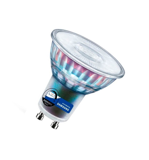 [90411 / 90511 / gu10-nd6w-6] Dicroica LED 6W SAMSUNG GU10 GLASS