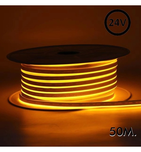 [neonn] Tira LED Neón 24V 50m / rollo naranja