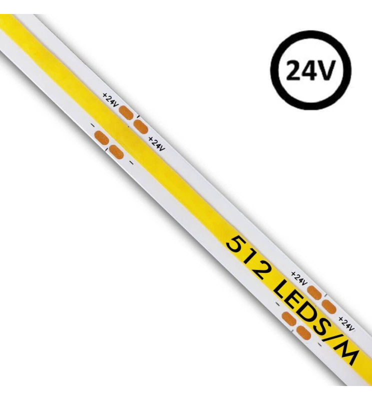 Tira LED COB 24V Flip Chip