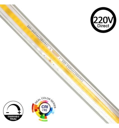 [spcob320d10w ] Tira LED COB 220V | 320 LED / M | Bobina 50m | FLIP C